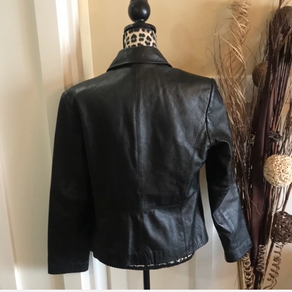 Giacca Genuine Leather Jacket Classic Black - Picture 3 of 6